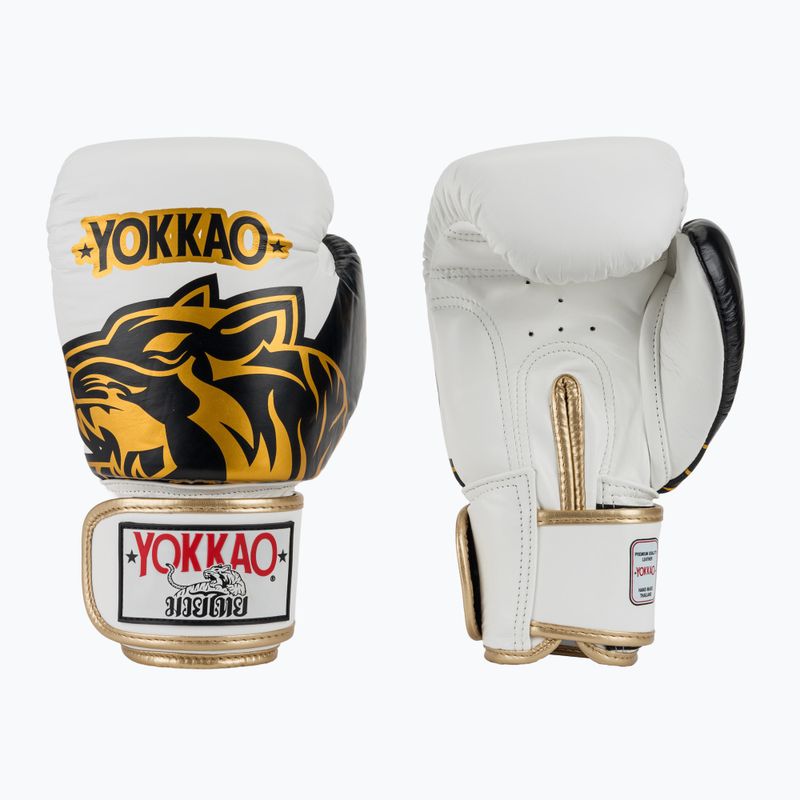 Boxhandschuhe YOKKAO Original Boxing Gloves absolute white