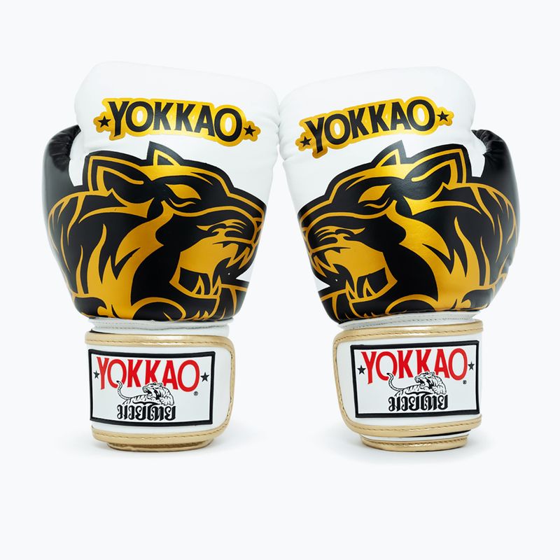 Boxhandschuhe YOKKAO Original Boxing Gloves absolute white