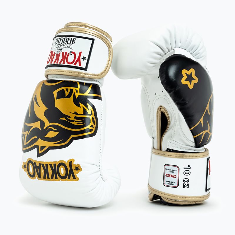 Boxhandschuhe YOKKAO Original Boxing Gloves absolute white 2