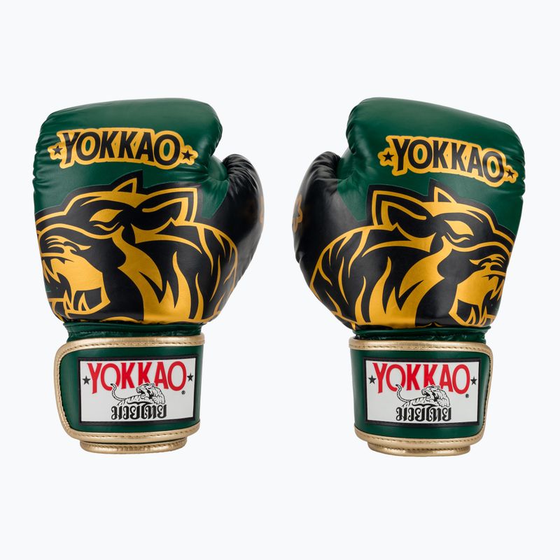 Boxhandschuhe YOKKAO Original Boxing Gloves forest green 2