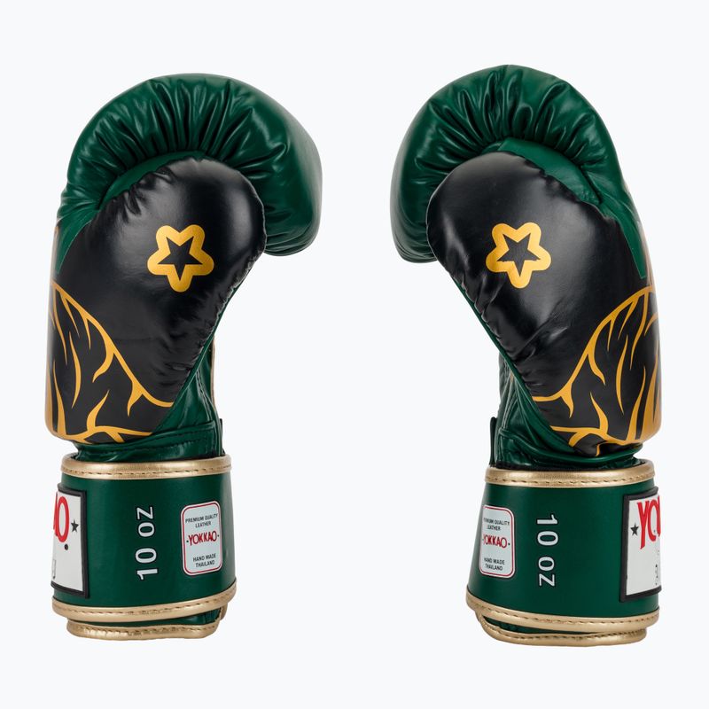 Boxhandschuhe YOKKAO Original Boxing Gloves forest green 4