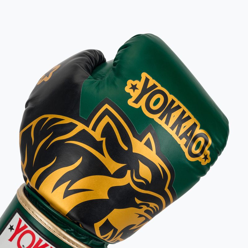 Boxhandschuhe YOKKAO Original Boxing Gloves forest green 5