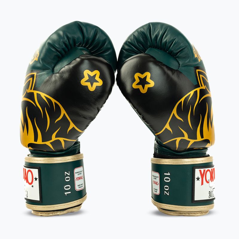 Boxhandschuhe YOKKAO Original Boxing Gloves forest green 4