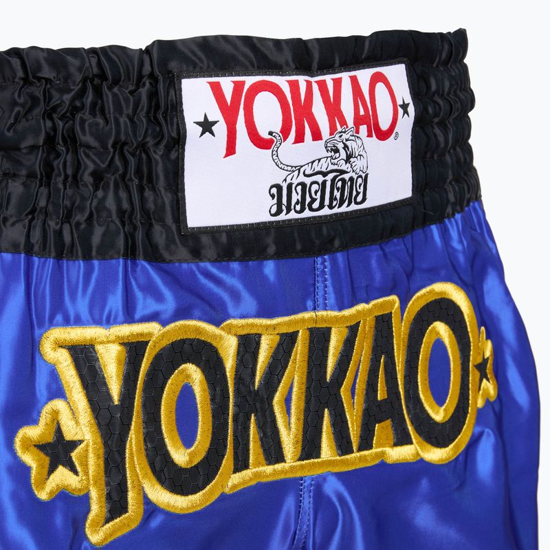 Herren-Trainingsshorts YOKKAO Original Muay Thai electric blue 4