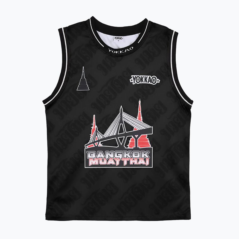 Trainings-T-Shirt Herren YOKKAO Basket Bridge Tank Top black
