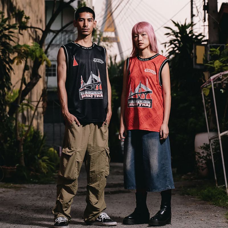 Trainingsshirt Herren YOKKAO Basket Bridge Tank Top black 3