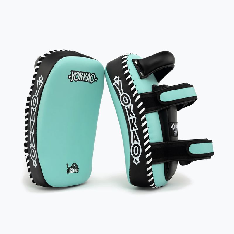 Pratzen YOKKAO Freestyle Kicking Pads 2 Stk. tiffany/black 3