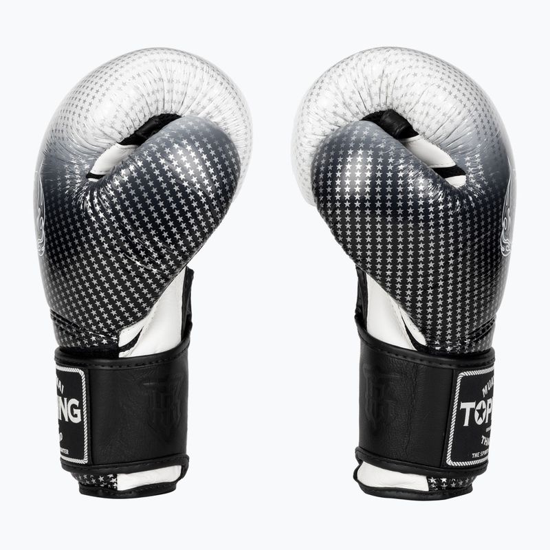 Top King Muay Thai Super Star Air Boxhandschuhe silber 3