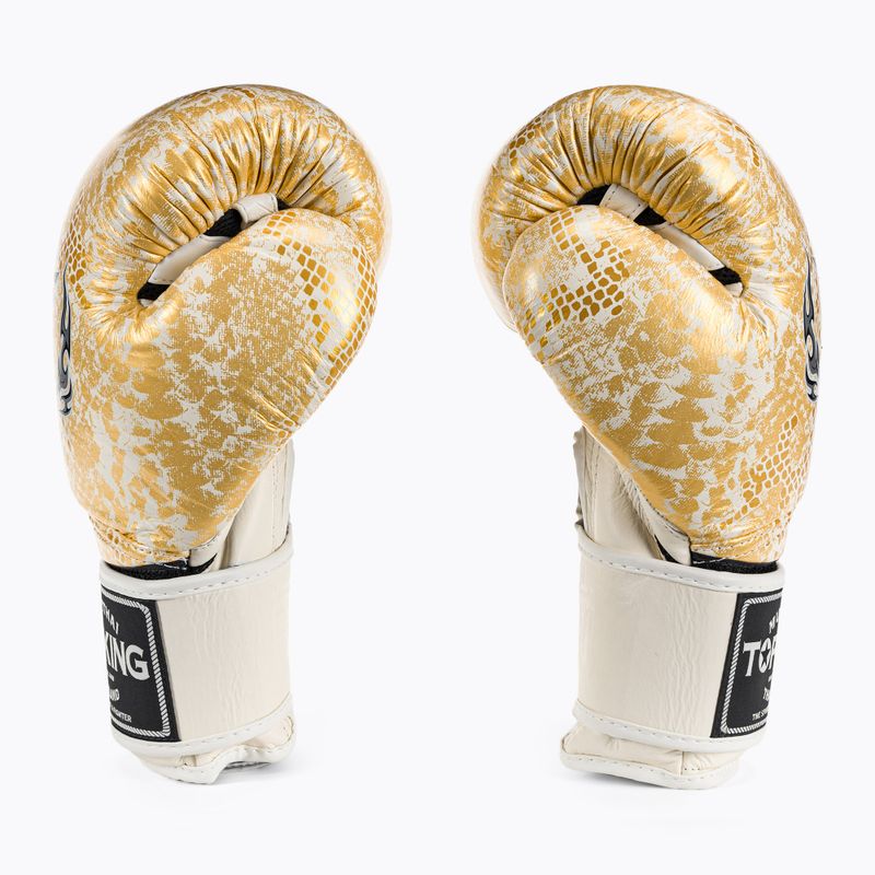 Boxhandschuhe Top King Muay Thai Super Star „Air” weiß TKBGSS 3