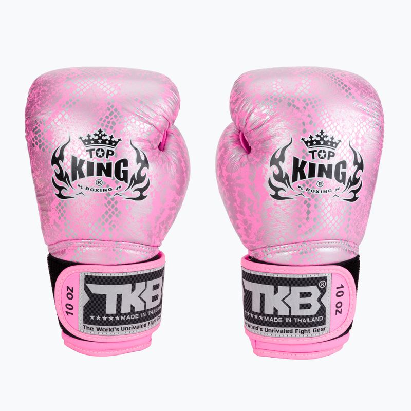 Boxhandschuhe Top King Muay Thai Super Star „Air” rosa TKBGSS 2