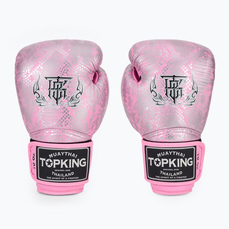 Boxhandschuhe Top King Muay Thai Super Star „Air” rosa TKBGSS 2