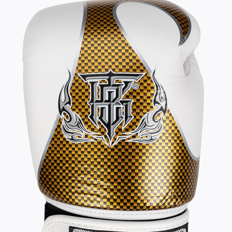 Boxhandschuhe Top King Muay Thai Empower white/gold 4