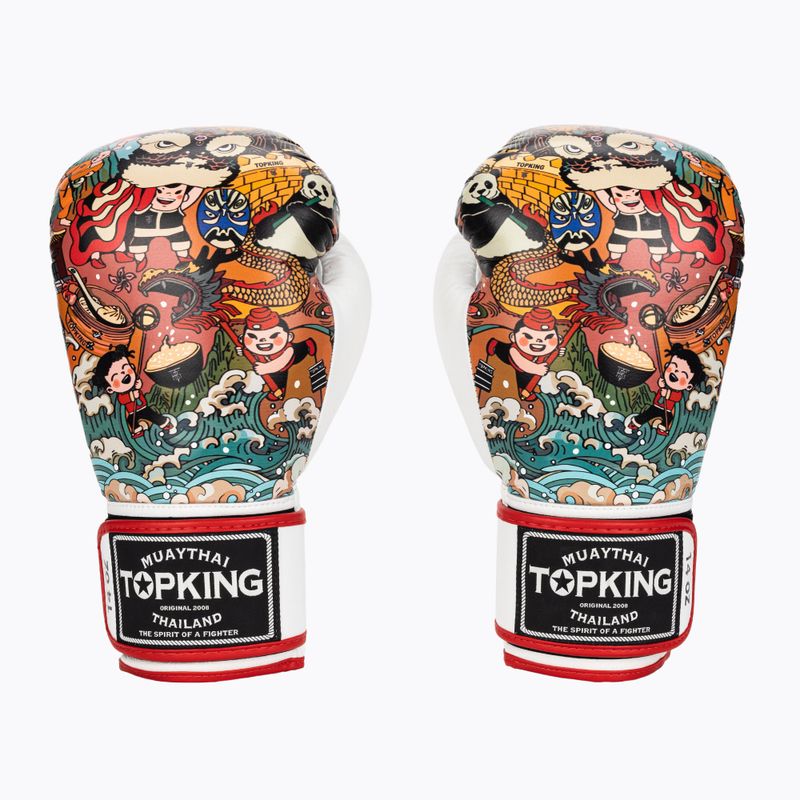 Top King Boxing Culture weiß/rot TKBGCT-SL-1C1 Boxhandschuhe 2