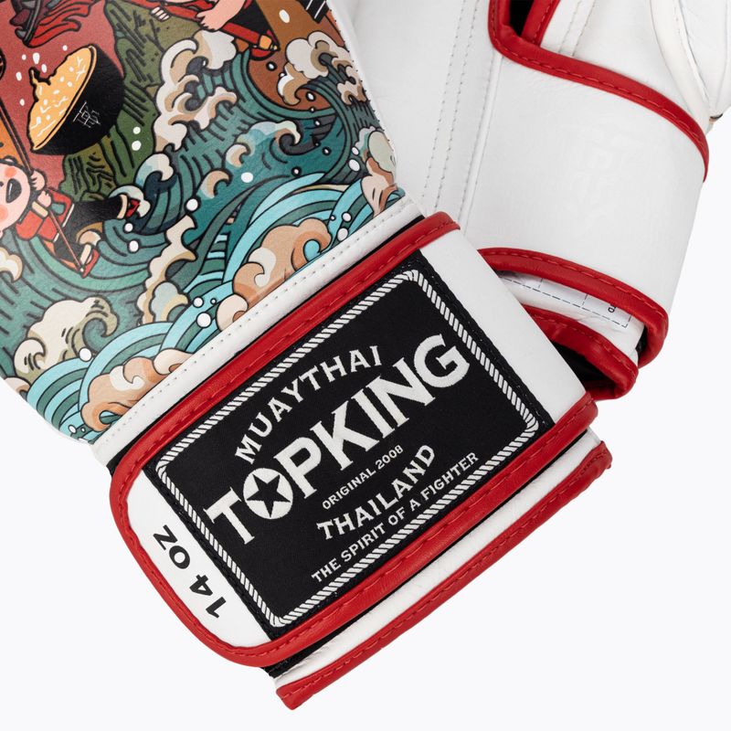 Top King Boxing Culture weiß/rot TKBGCT-SL-1C1 Boxhandschuhe 5