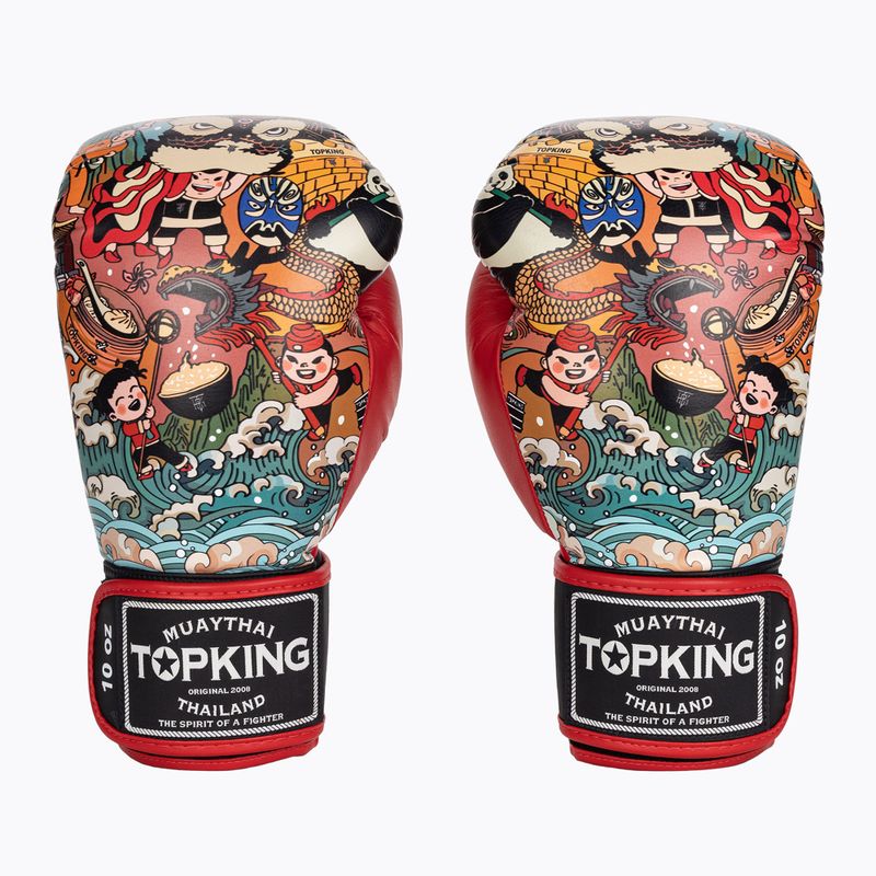 Top King Boxing Culture schwarz/rot TKBGCT-SL-2C3 Boxhandschuhe 2