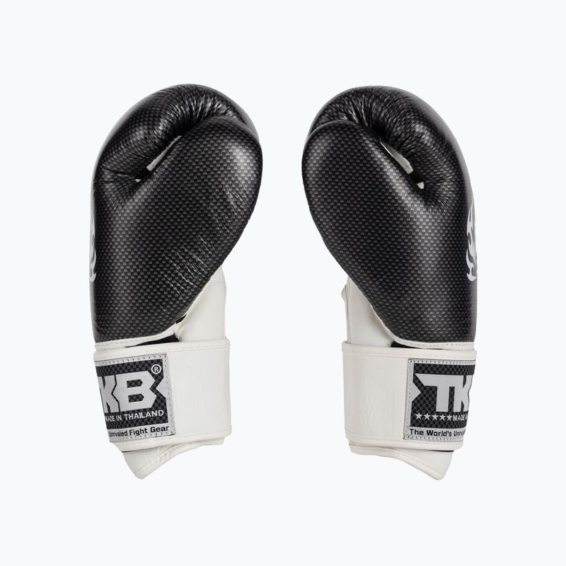 Top King Muay Thai Empower Air weiß und Silber Boxhandschuhe TKBGEM-02A-WH 4