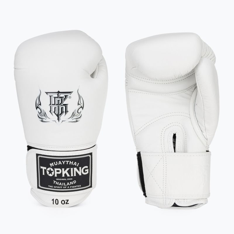 Top King Muay Thai Ultimate Boxhandschuhe weiß TKBGUV-WH