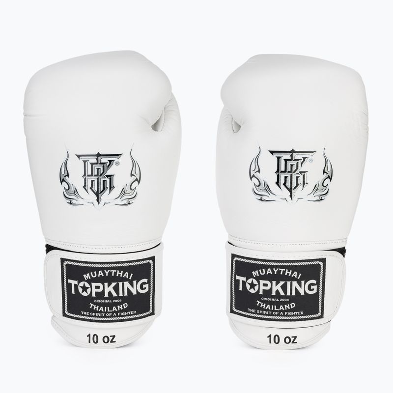 Top King Muay Thai Ultimate Boxhandschuhe weiß TKBGUV-WH 2