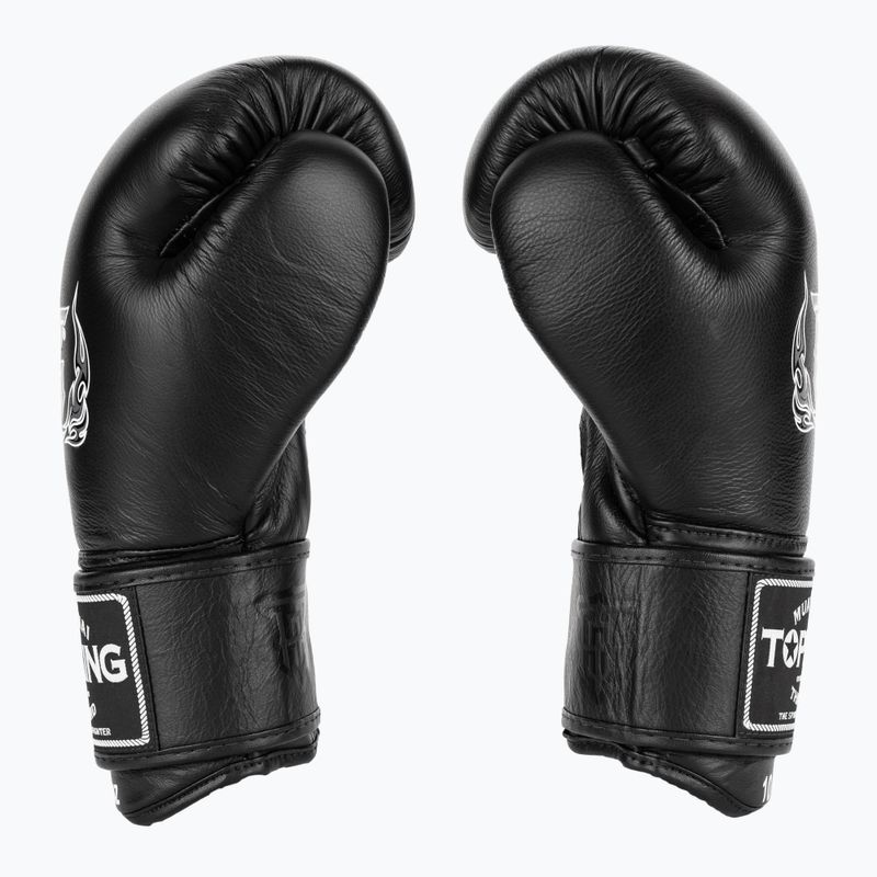 Top King Muay Thai Ultimate schwarze Boxhandschuhe 3