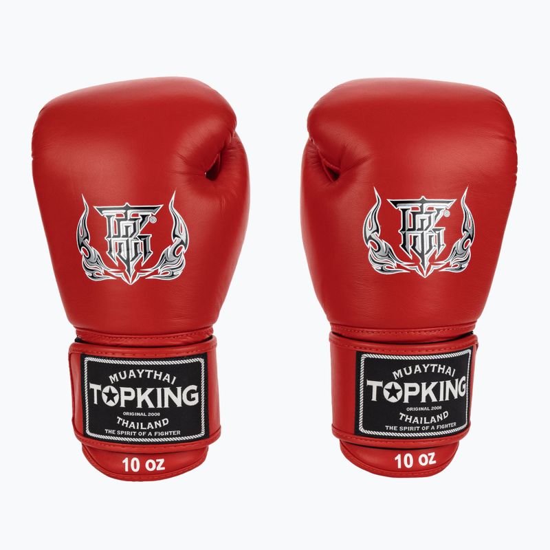 Top King Muay Thai Ultimate rote Boxhandschuhe