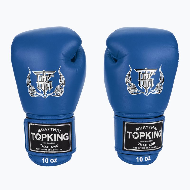 Top King Muay Thai Ultimate blaue Boxhandschuhe