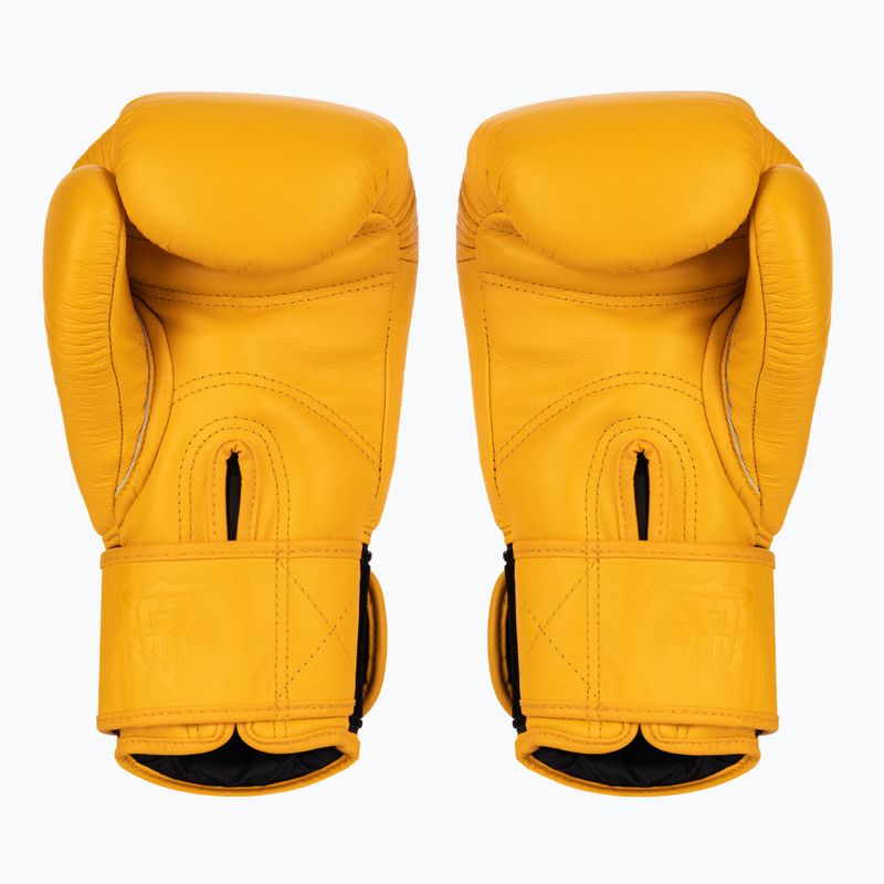 Top King Muay Thai Ultimate gelbe Boxhandschuhe 2