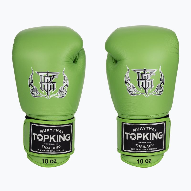 Top King Muay Thai Ultimate grüne Boxhandschuhe