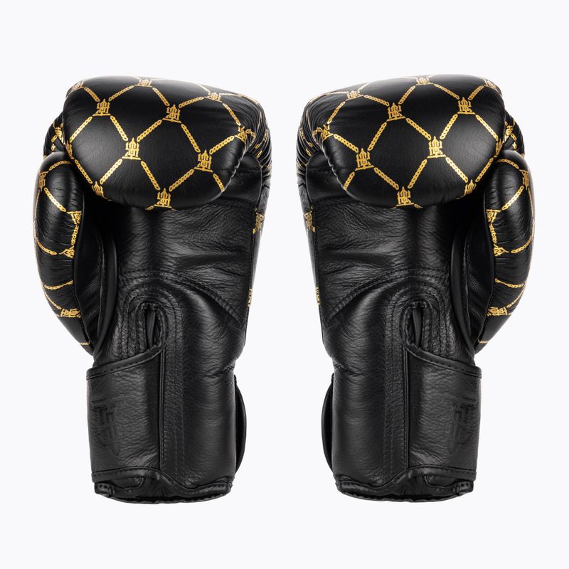 Top King Boxing Chain Handschuhe schwarz/gold 2