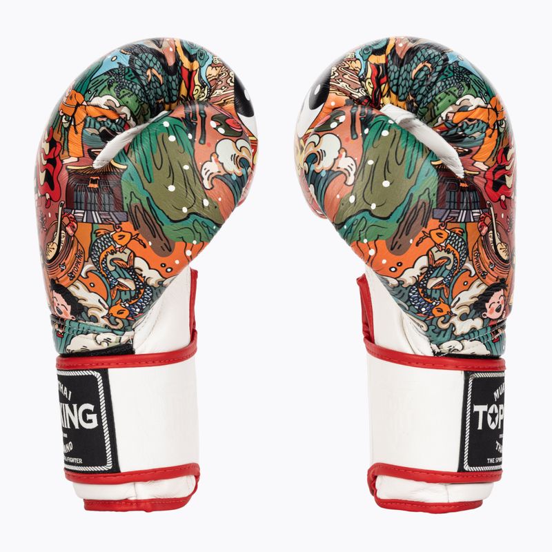Top King Boxing Culture weiß/rot TKBGCT-1C1 Boxhandschuhe 3