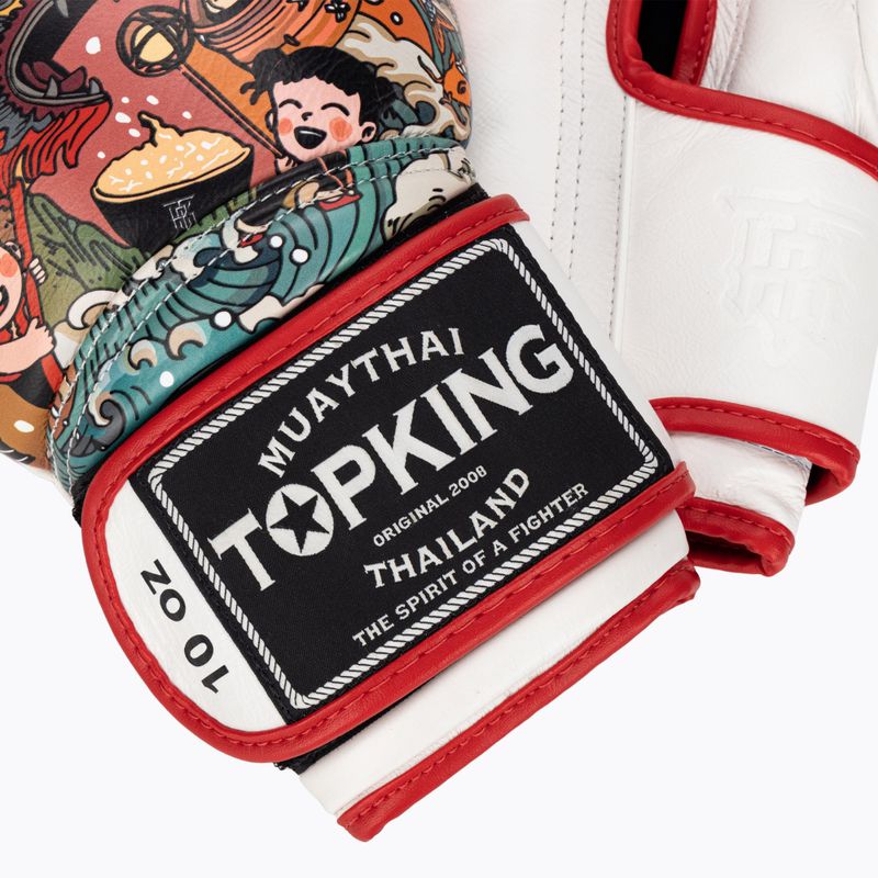 Top King Boxing Culture weiß/rot TKBGCT-1C1 Boxhandschuhe 4
