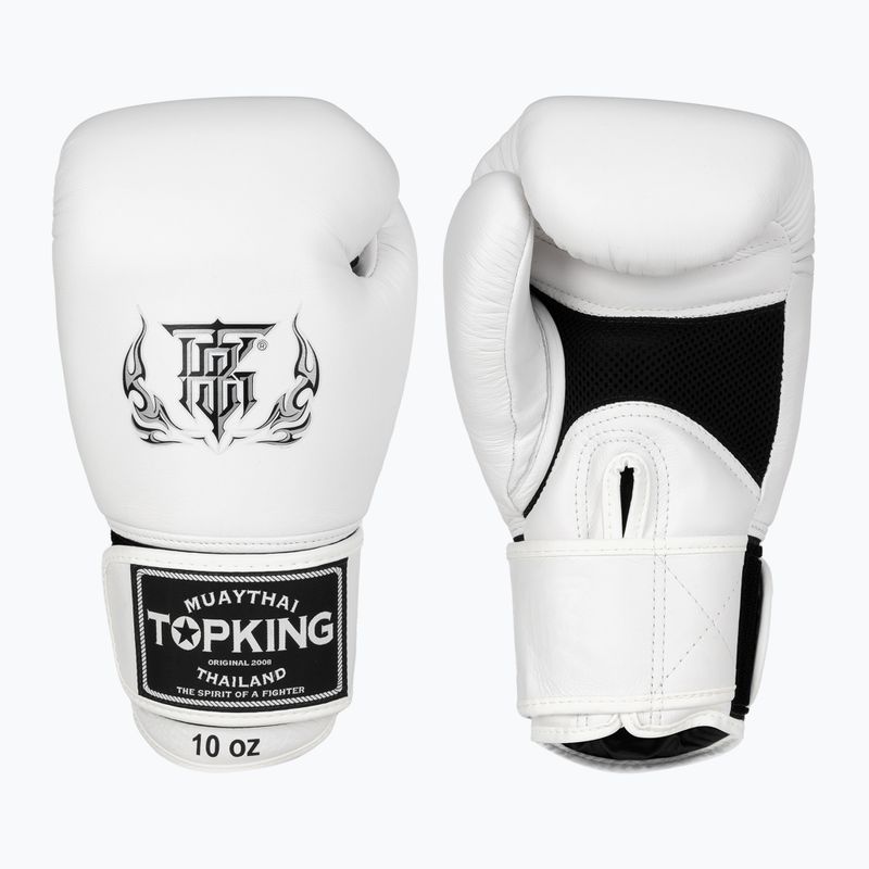 Top King Muay Thai Ultimate Air Boxhandschuhe weiß