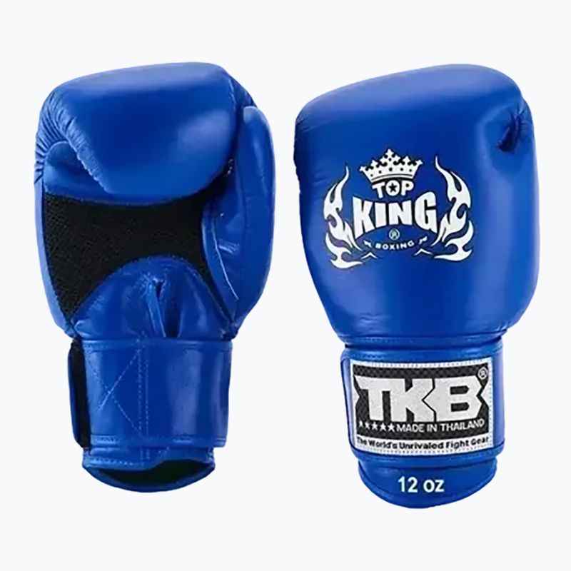 Top King Muay Thai Ultimate Air blaue Boxhandschuhe