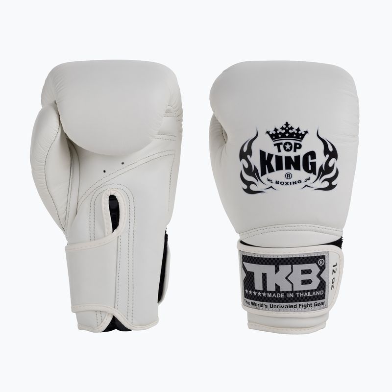 Top King Muay Thai Super White Boxhandschuhe TKBGSV-WH 3