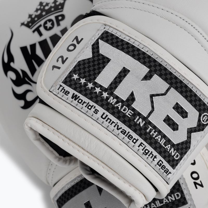 Top King Muay Thai Super White Boxhandschuhe TKBGSV-WH 5
