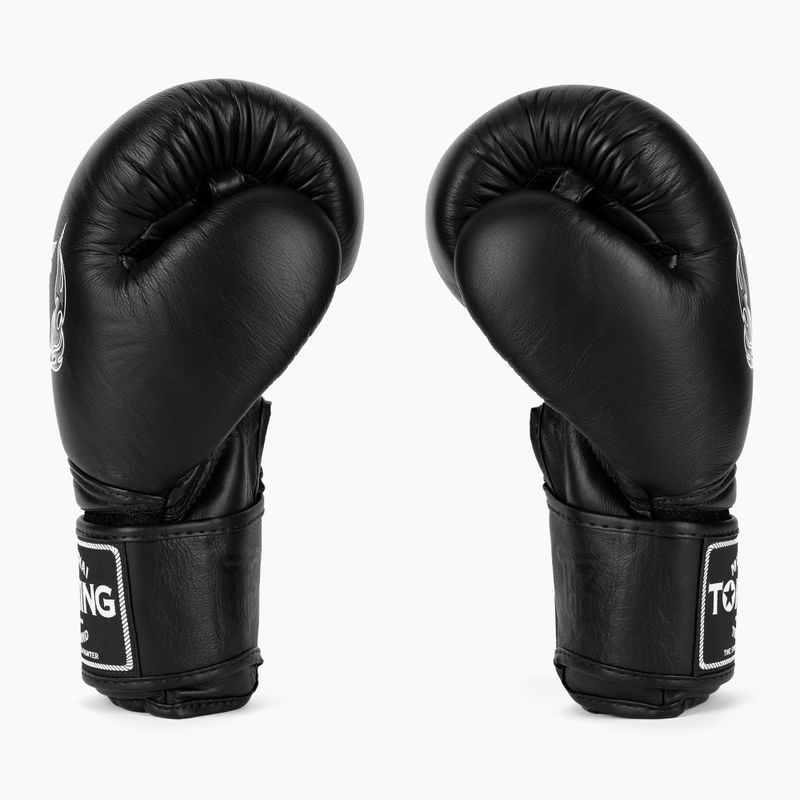 Top King Muay Thai Super Air Boxhandschuhe schwarz 4