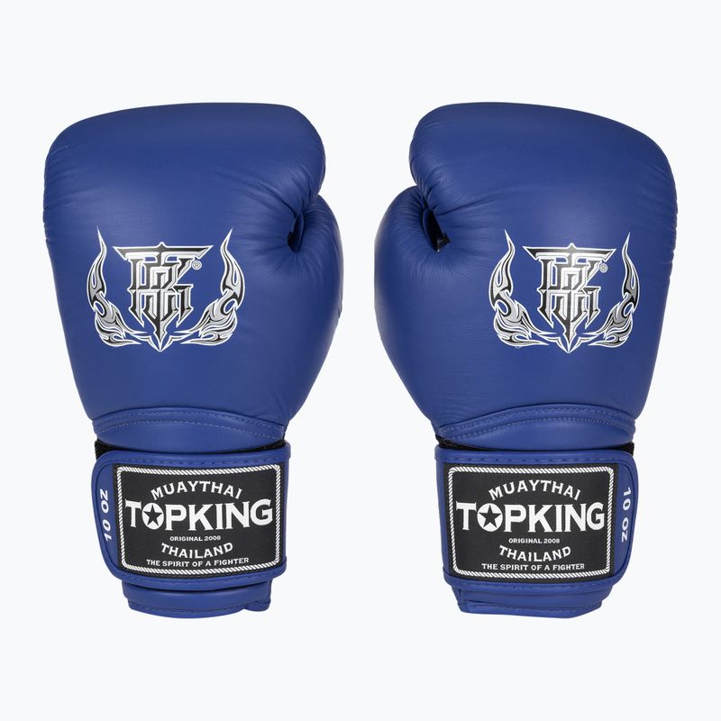 Top King Muay Thai Super Air Boxhandschuhe blau