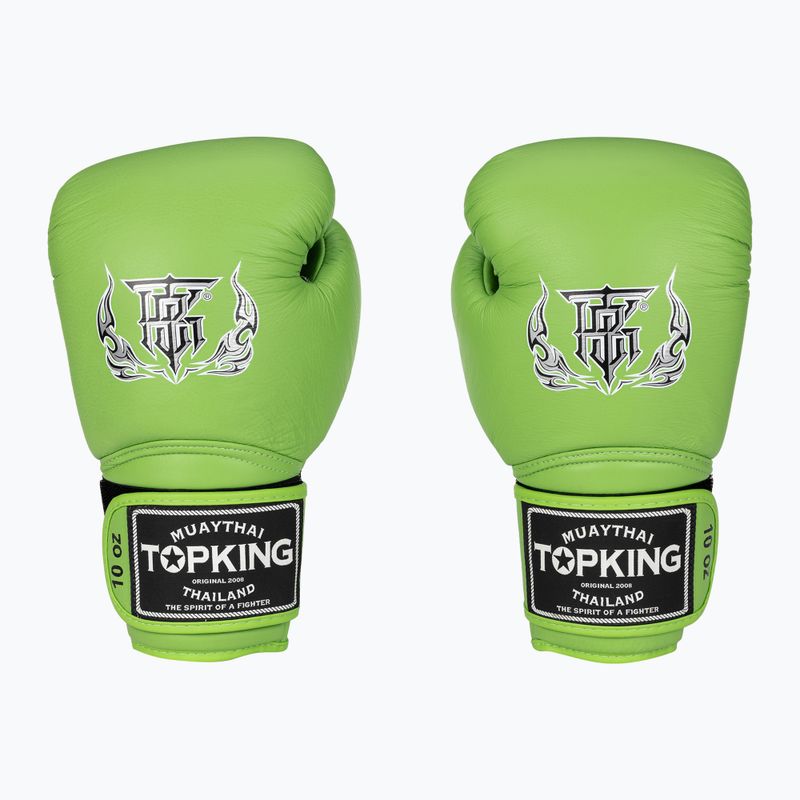 Top King Muay Thai Boxhandschuhe Super Air grün