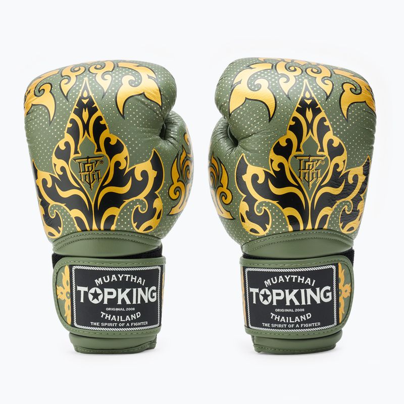 Boxhandschuhe Top King Boxing Kanok khaki 2