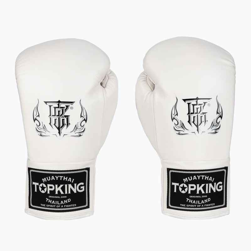 Top King Boxhandschuhe Competition weiß