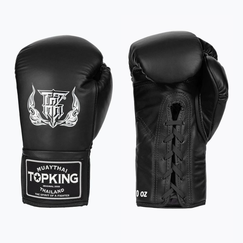 Top King Boxing Competition Handschuhe schwarz
