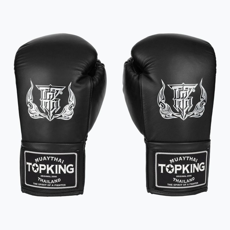 Top King Boxing Competition Handschuhe schwarz