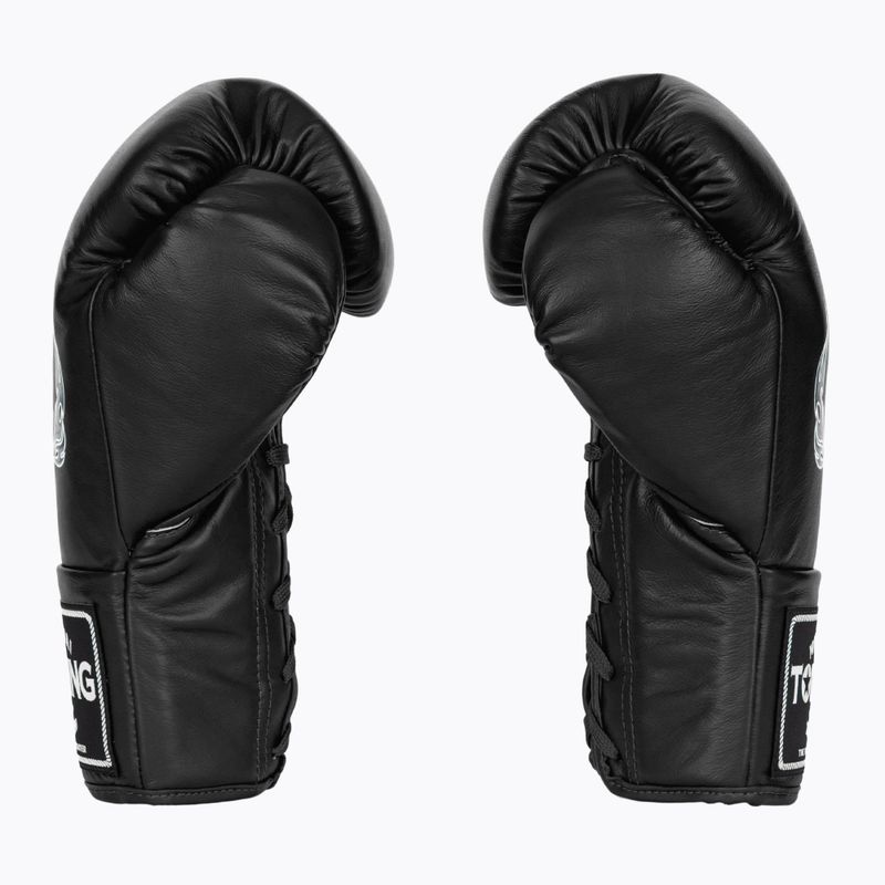 Top King Boxing Competition Handschuhe schwarz 3