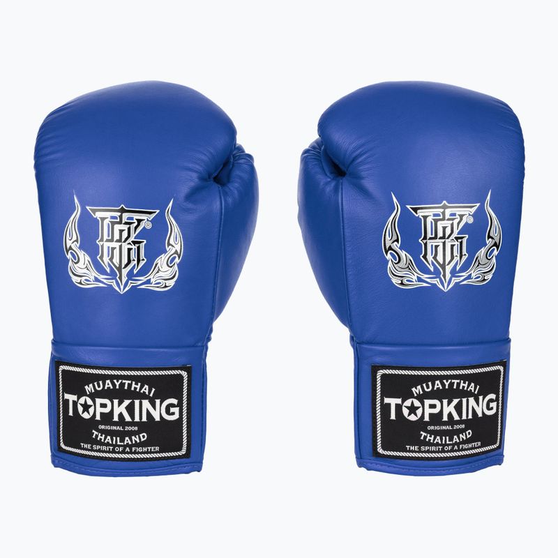 Top King Boxhandschuhe Competition blau
