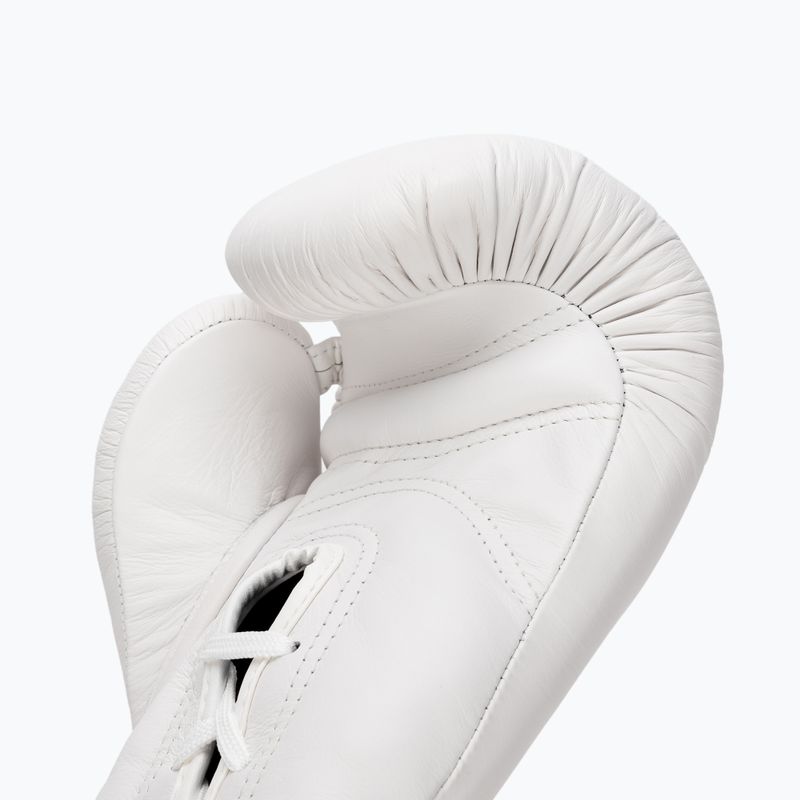 Top King Muay Thai Pro weiße Boxhandschuhe 4