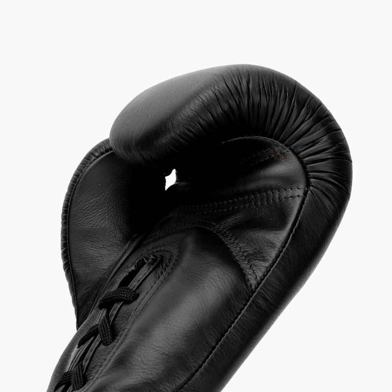 Top King Muay Thai Pro schwarze Boxhandschuhe 4