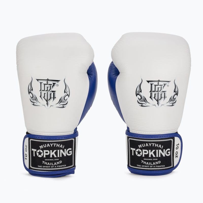 Top King Boxing Reborn weiß/blaue Boxhandschuhe