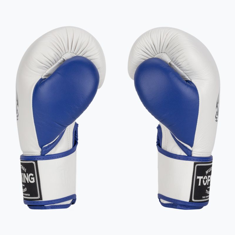 Top King Boxing Reborn weiß/blaue Boxhandschuhe 3