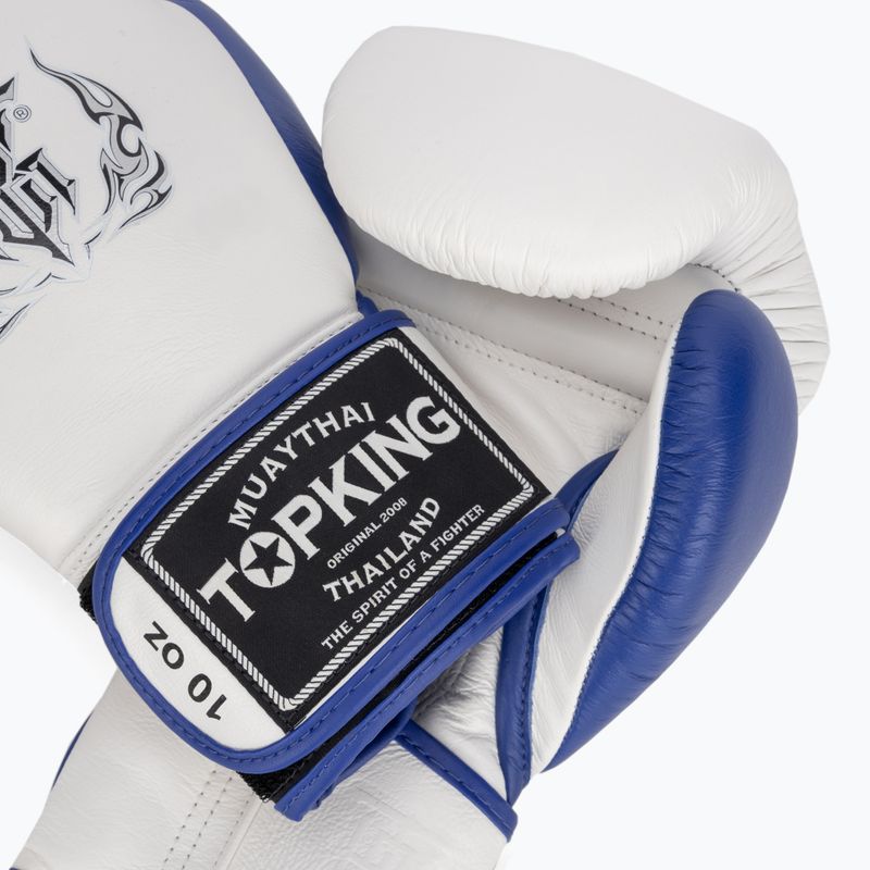 Top King Boxing Reborn weiß/blaue Boxhandschuhe 4