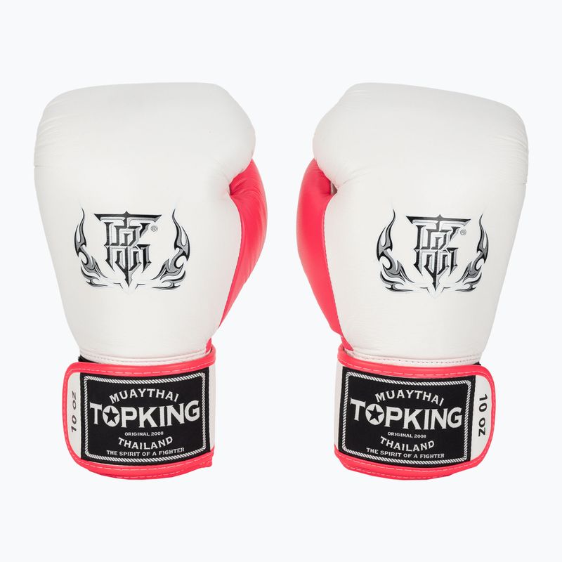 Top King Boxing Reborn weiß/rosa Boxhandschuhe