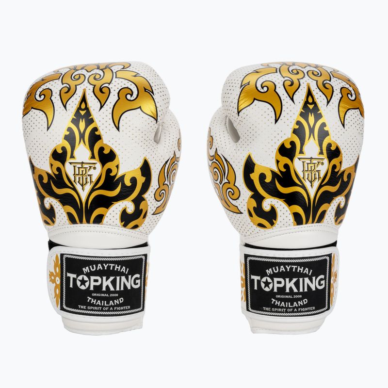 Top King Boxhandschuhe Kanok weiß